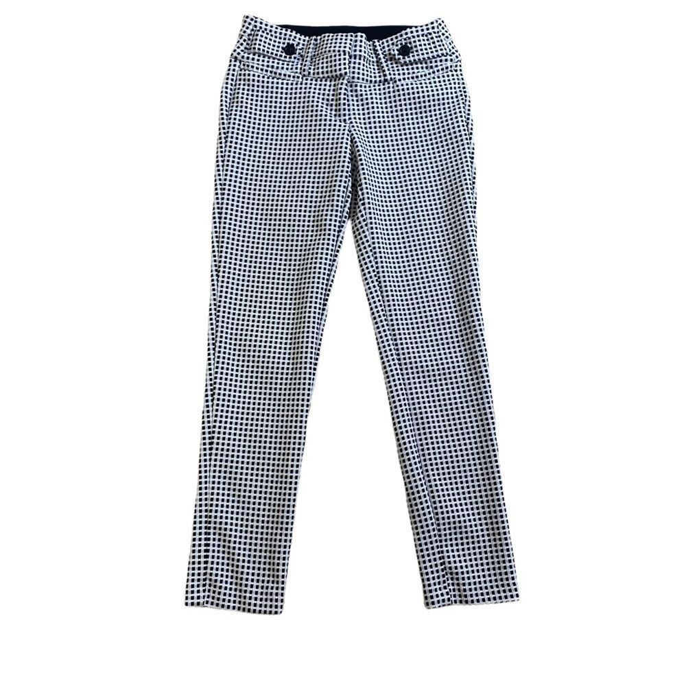 Candie’s Plaid Marilyn Gingham Skinny Ankle Pants Sz 0